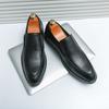 Herrenschuh Leder Herren Freizeitschuhe Luxusmarke 2024 Herren Hot Sale Slipper Mokassins Atmungsaktiv Slipper Fahrschuhe Größe 38-46