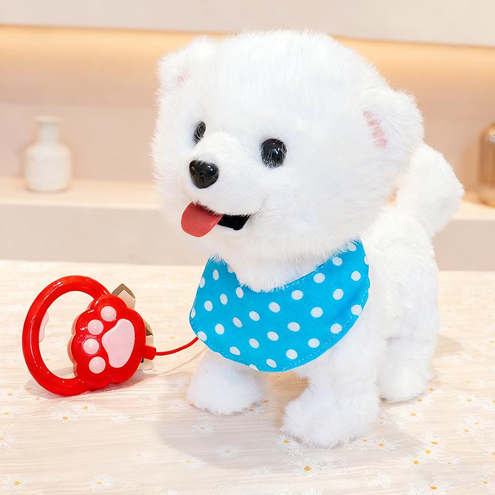 Robot Dog Interactive Sound Control Cat Lick Tongue Electronic Plush Puppy Toys Talk Bark Sing Song Music Electric Singing Dog