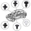 100pcs Car Rivets Car Clips Push Rivets Plastic Rivets Car Interior Clip Retaining Clip Auto Parts