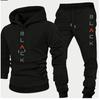 Fashion Skull 3D Print Hoodie Sweatpants Set Men