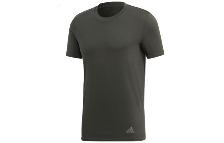 

Adidas T Shirts Men s Black Crew Neck Moderate Straight Fit DZ1812 L