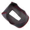 NEW Car Leather Gear Shift Knob Protector Cover Fit for Mitsubishi Outlander   Black With Red Line
