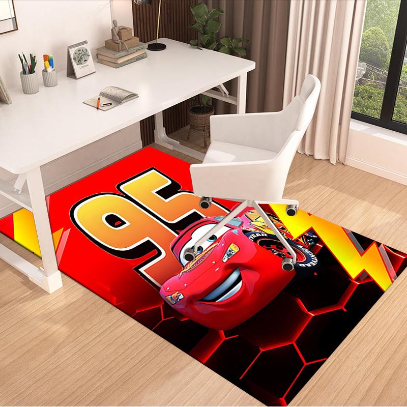 Mcqueen'S Carpet For Playroom Bedroom Living Room Sofa Home Decorkids Game Area Rug Nonslip Floor Mat