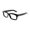 Brand Logo Rectangular Optical Frame Women's Black