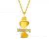 Golden Heart 999 Gold Pendant Necklace - Perfect Qixi Valentine's Day Gift for Her