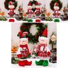 Charming Christmas Stretchable Elf Figurine In Vibrant Red And Colors Green