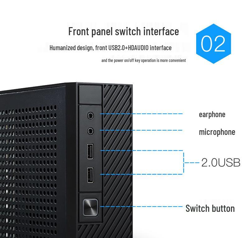 Xingkaitian M06 Mini Ipari ITX PC Ház