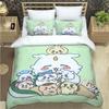 Cartoon Chiikawa Pattern Quilt Cover With Pillowcases 3D Digital Printed Bedding Set Twin Full Queen King Christmas Gift