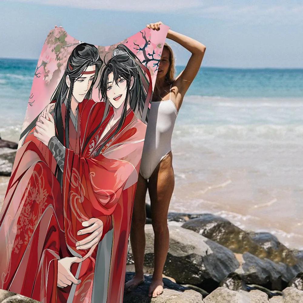 Mo Dao Zu Shi Anime Microfiber Printed Beach Towel Mountain Climbing Yoga Beach Swimming Running Absorbent Soft Towel