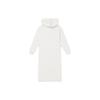FILA Official Womens Long Hoodie Dress 2023 Autumn Sports Casual Women dresses White F11W339310FIV