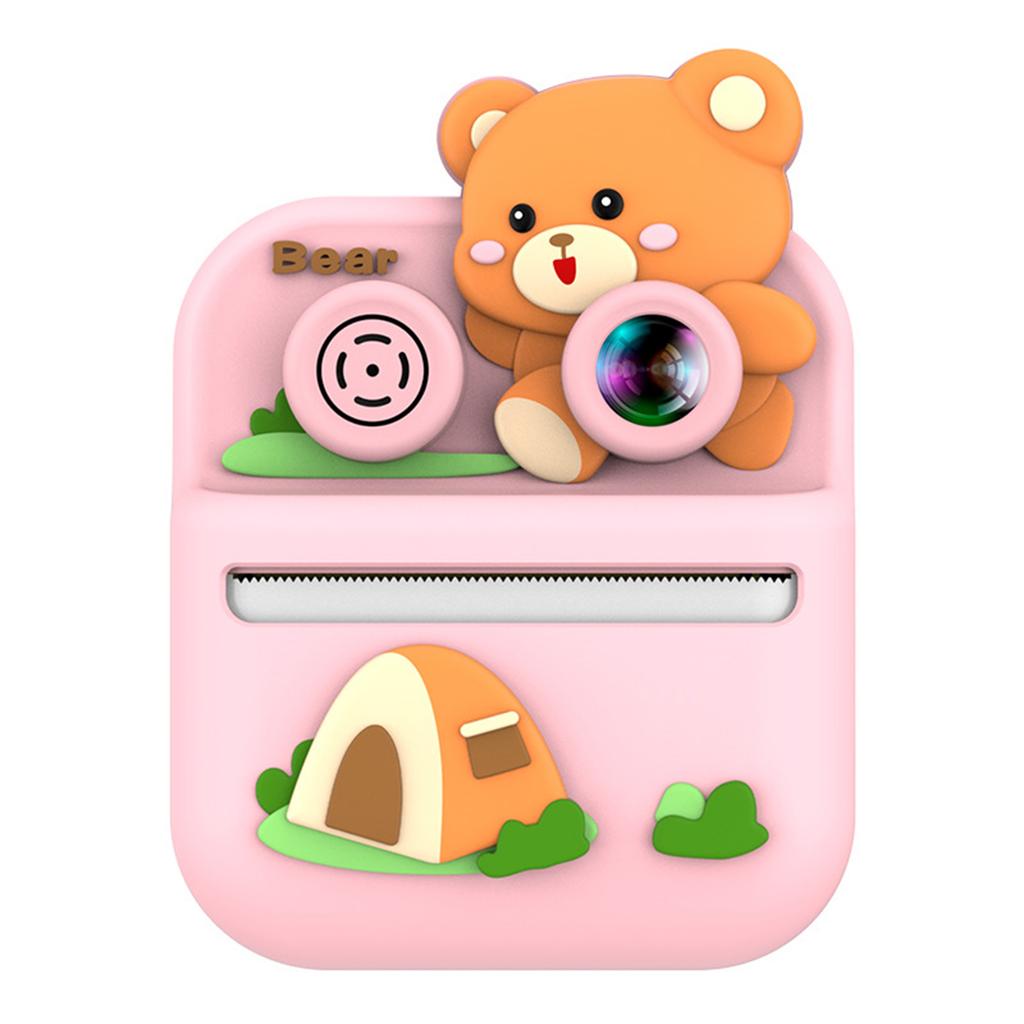 Kids Instant Print Camera for Kids Digital Print Camera 1080P HD Video Camera with 2 Rolls Print Paper for 14+ Year Olds Toddler