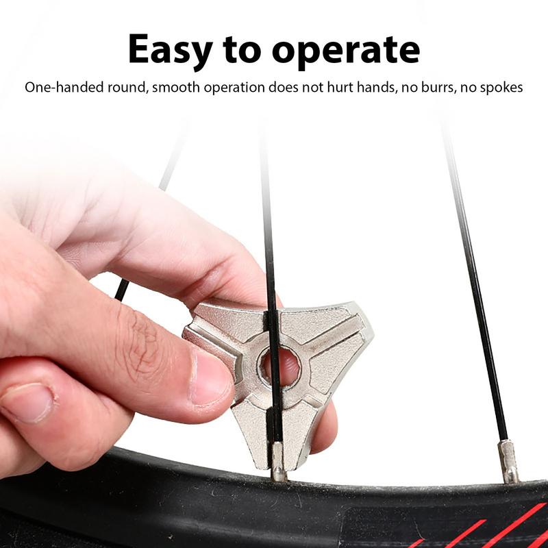 Cycling Spoke Tool Six-Hole Small Adjustment Tool Bike Spoke Rim Adjusting Wrench For Road Mountain Motorcycle Travel Riding