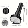 1Support 100Piece LED UV395nm Flashlight IPX4Highly Waterproof Heavy-duty Aluminum Alloy Blacklight Lamp Used for Detecting Scorpions, Pet Urine