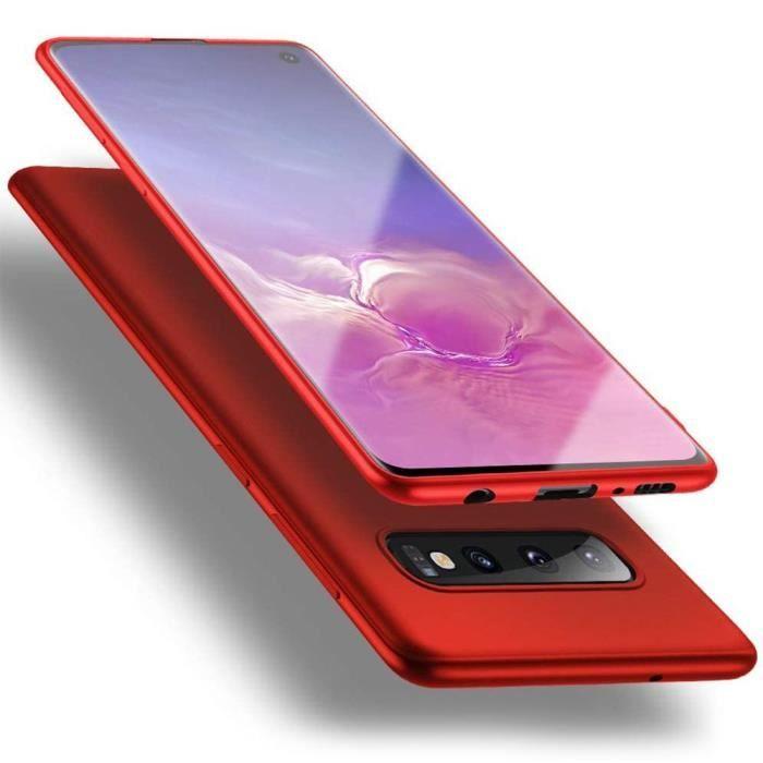 Coque de Protection - PROSHOP - Samsung Galaxy S10 - Rouge - Souple - Silicone Mate