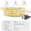 New 5V USB COB Strip Light 320Leds/m Warm Natural White Cabinet Lamp Night Lighting Flexible LED Ribbon Stripe DC5V TV Backlight