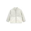 White Wheat Kids' Heart Pattern Double-Sided Fleece Jacket