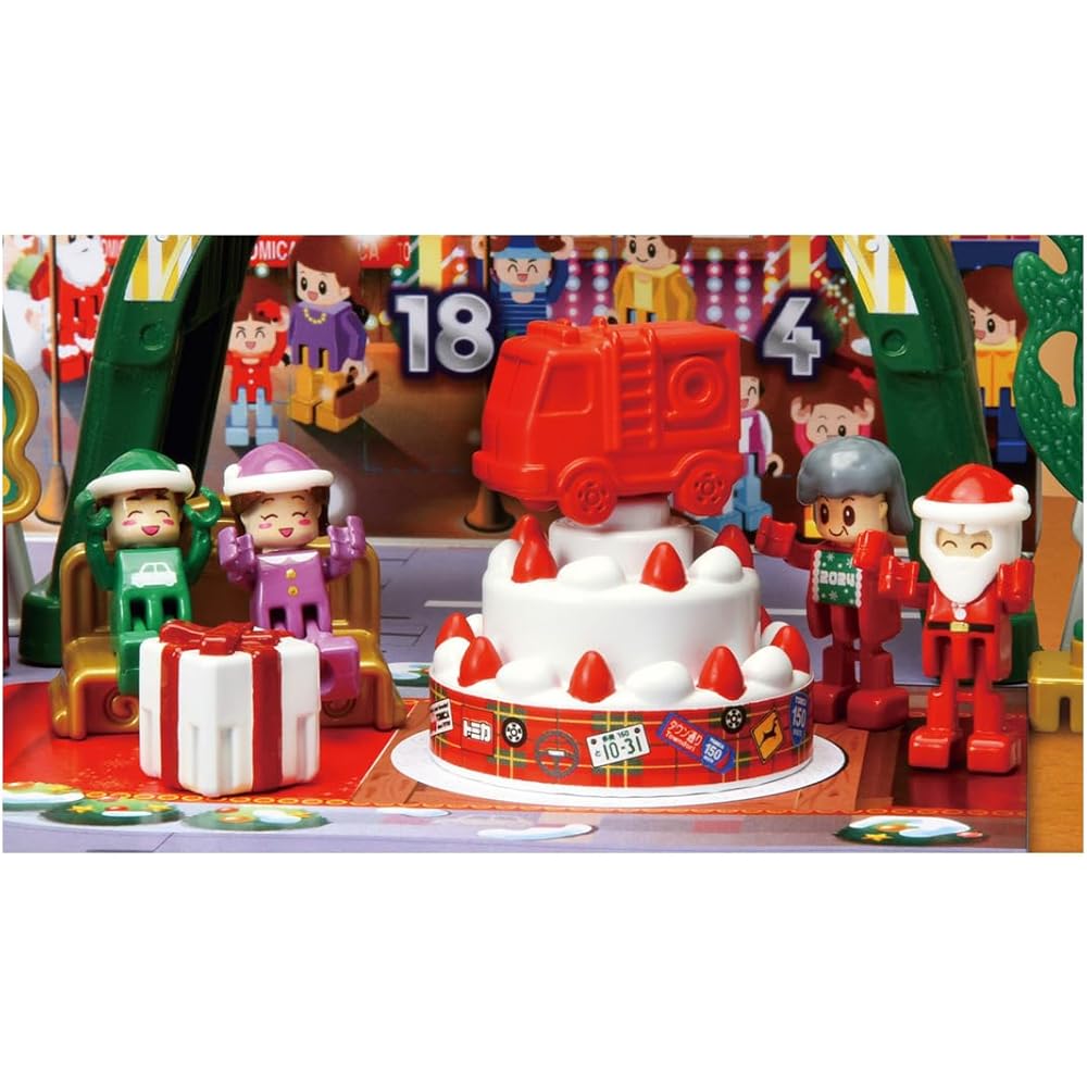 Takara Tomy Tomica Advent Calendar 2024 Mini Cars Toy for Ages 3 and Up