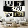 Juventus Football Club Print Tapestry, Backdrop, Easy Setup, Ideal for Bedroom, Office & Living Room, with Aesthetic Wall Hanging Decor.