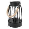 Metal Decorative Lantern Black Lantern Vintage Table Lantern  Home