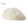 Women Beret Vintage Solid Color Painter Hat Wool Blend French Style Artist Cap Lightweight Headwear for Party Outdoor