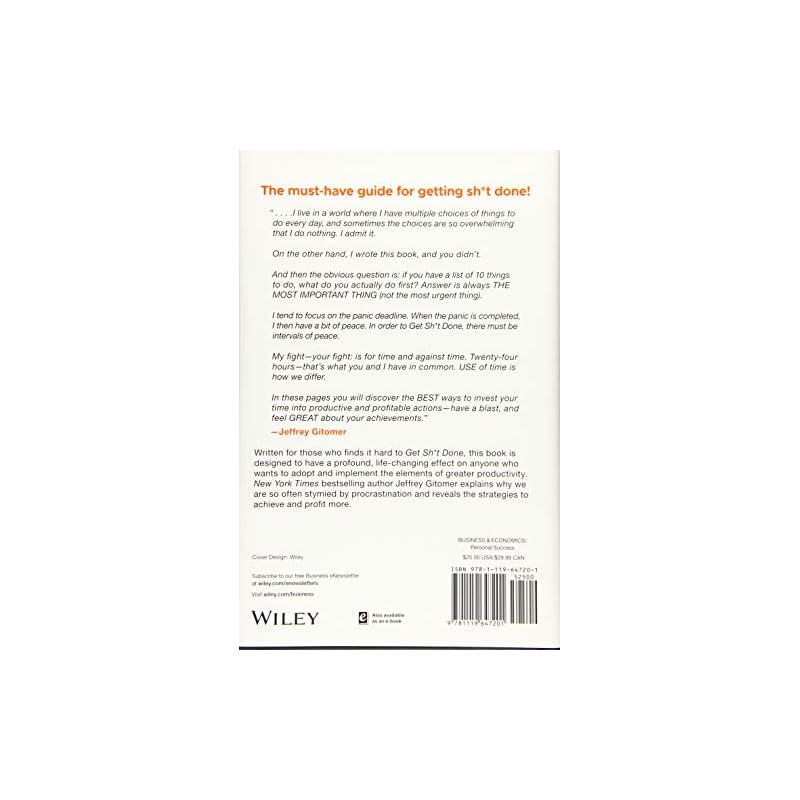 Get Sh*t Done: The Ultimate Guide to Productivity, Procrastination, and Profitability