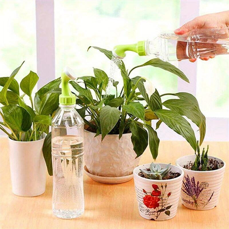 Portable Bottle Cap Sprinkler Watering Garden Spray Waterer Plant Pot Flowering Tools Light Green Nozzle Sprinkler Head