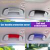 2 Or 4 Pieces Soft Plush Car Roof Armrest Non-Slip Handle Protector – Interior Automotive Accessory For Pull And Ceiling Handles