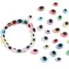 100pcs 6x8 8x10mm Oval Resin Beads Evil Eye Beads Loose Spacer Beads For Jewelry Making DIY Charms Necklace Bracelet Accessories