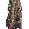 European and American new shirts, dresses, bohemian vacation style pendulum skirts, printed dresses