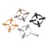 2 pezzi piercing al capezzolo rotondo gioielli non piercing capezzolo anello falso vite capezzolo