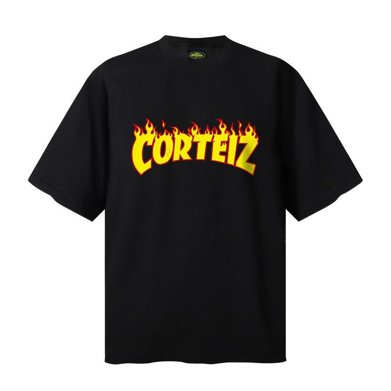 Corteiz Alcatraz Streetwear Heavyweight Cotton Tee Unisex Oversized Fit Casual Short Sleeve