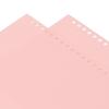 20 Sheets Loose Leaf Binding Cover   20 Holes Flexible PP Plastic Loose Leaf Presentation Binding Case