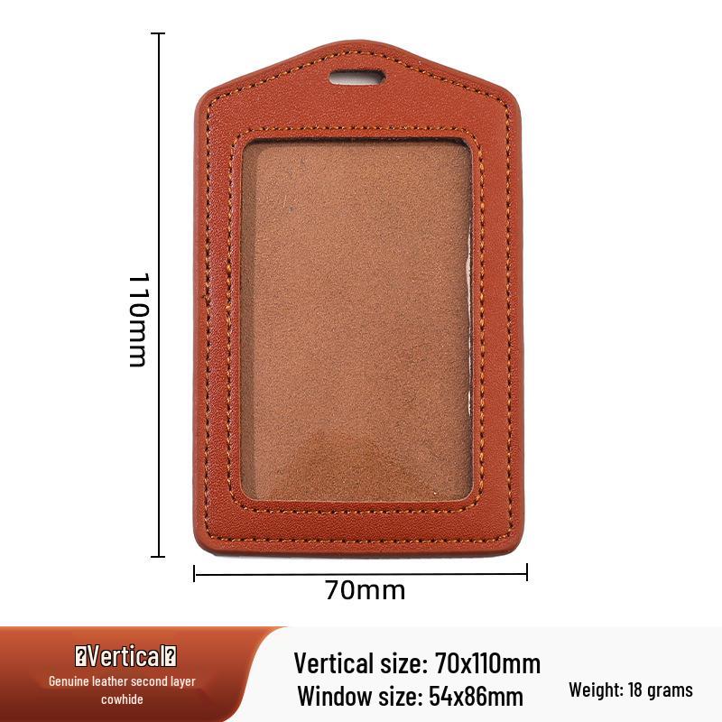 Genuine Leather Card Holder for ID & Documents