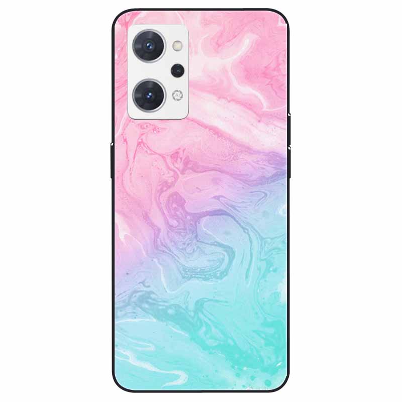 For OPPO Reno 9A 7A Case Soft TPU Fashion Marble Silicone Bumper Covers for OPPO Reno 9 A 5G CPH2523 Reno7A Protector Reno9 A
