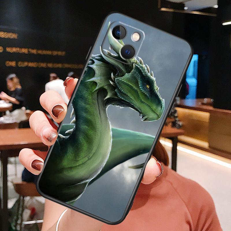 Legendary Dragon Phone Case For iPhone 16 Pro Max 15 14 12 11 13 Pro Max Plus 12 13 Mini XR 16e Funda Silione Cover