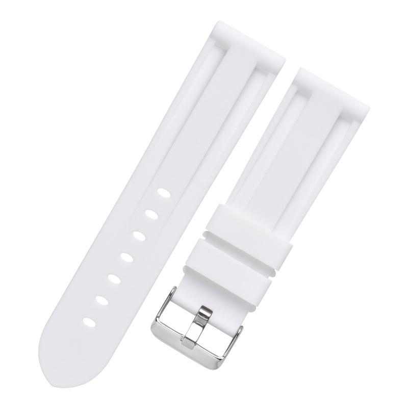 Universal Silicone Watch Strap for Panerai and Tudor Big Blue PAM, 22mm