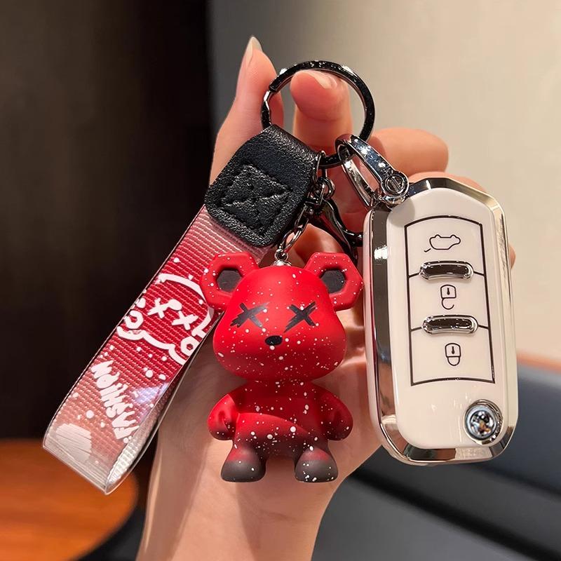 Premium Tpu Key Cover For Gac Trumpchi Gs4/Gs8/Gs5/Ga3/Ga6/Gm8 - Protective Key Fob Case Keybag Keychain