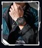 Oufannishi Creative Square Multifunctional Men's Waterproof Quartz Sports Watch with Calendar
