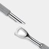 Doppelseitiger Nagelhautschieber-Entferner-Reiniger Nail Art Dotting Pen Edelstahl Maniküre Pediküre Nail Art Pflegewerkzeug