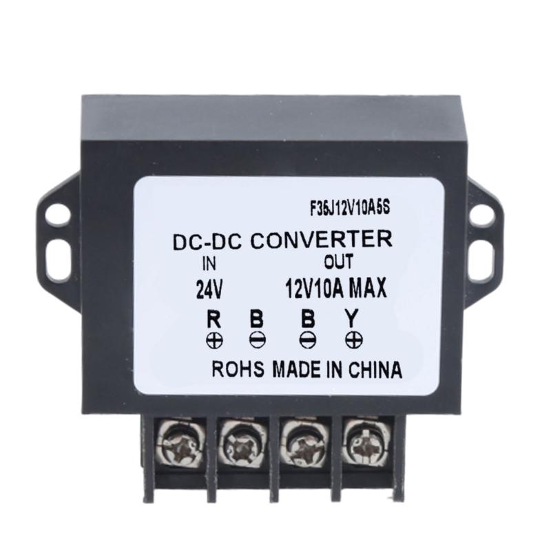 Robuste DC24V auf 12V 10A Abwärtswandler Abwärtsadapter Leistungsreduzierer für LKW-Ausrüstung