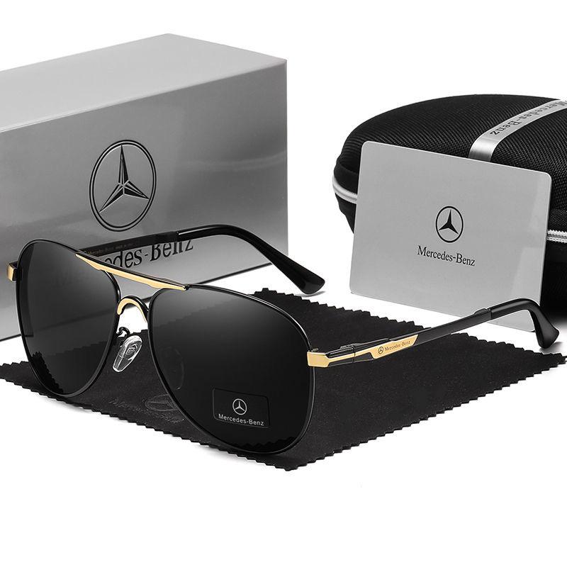 Autoaufkleber Mercedes Benz A B C E R V S-Klasse ML CLA CLS Vito Viano GLA GLC GLK GLS SLK Auto High-End Polarisierte Sonnenbrille Anti G