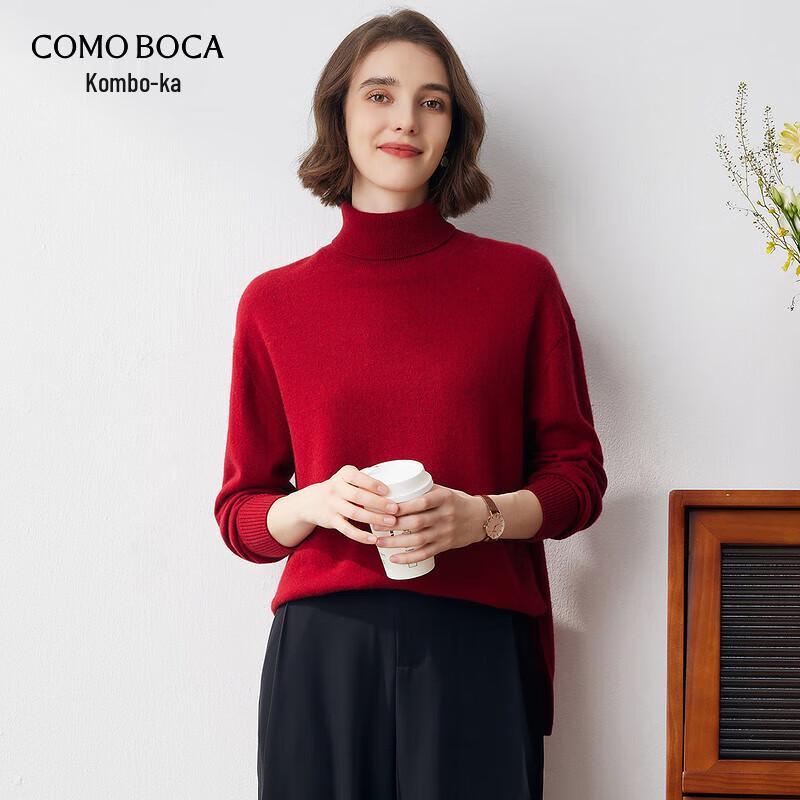 Komom Boka Women's Collared Loose Fit Cashmere Sweater