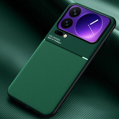 For Xiaomi 17 Pro 5G Case Car Magnetic Holder Leather Plate Phone Cases for Xiaomi17 Xiomi Mi17 Mi 17Pro Max Back Cover Fundas