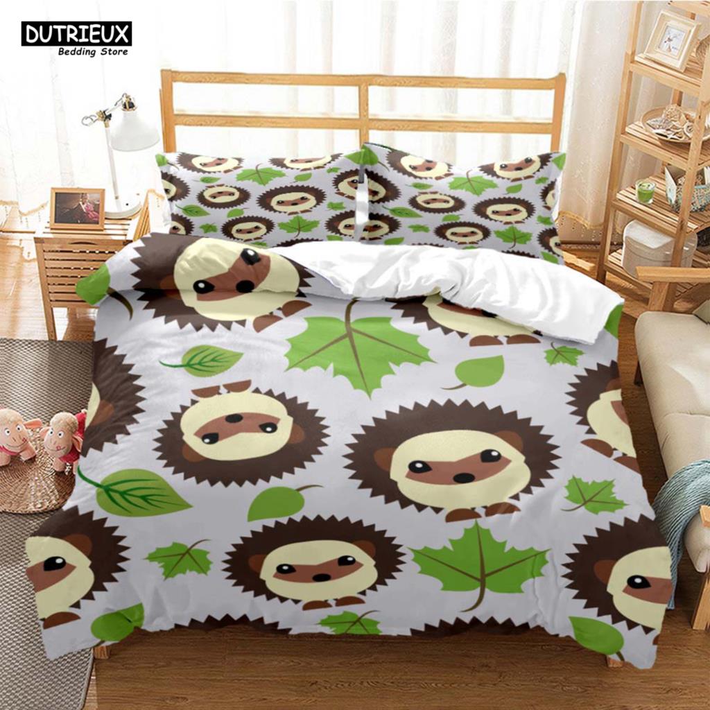 Cartoon Cute Print Digital Print Polyester Bedding Sets Child Kids Covers Boys Bed Linen Set For Teens Bedding Set