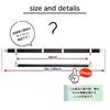 Martial Arts Uniform Japanese Clothing Extra for Made in Japan Hanger, Hanger, Black, Long, Kendo, Karate, Judo, Kyudo, Kimono, Obi, (2)