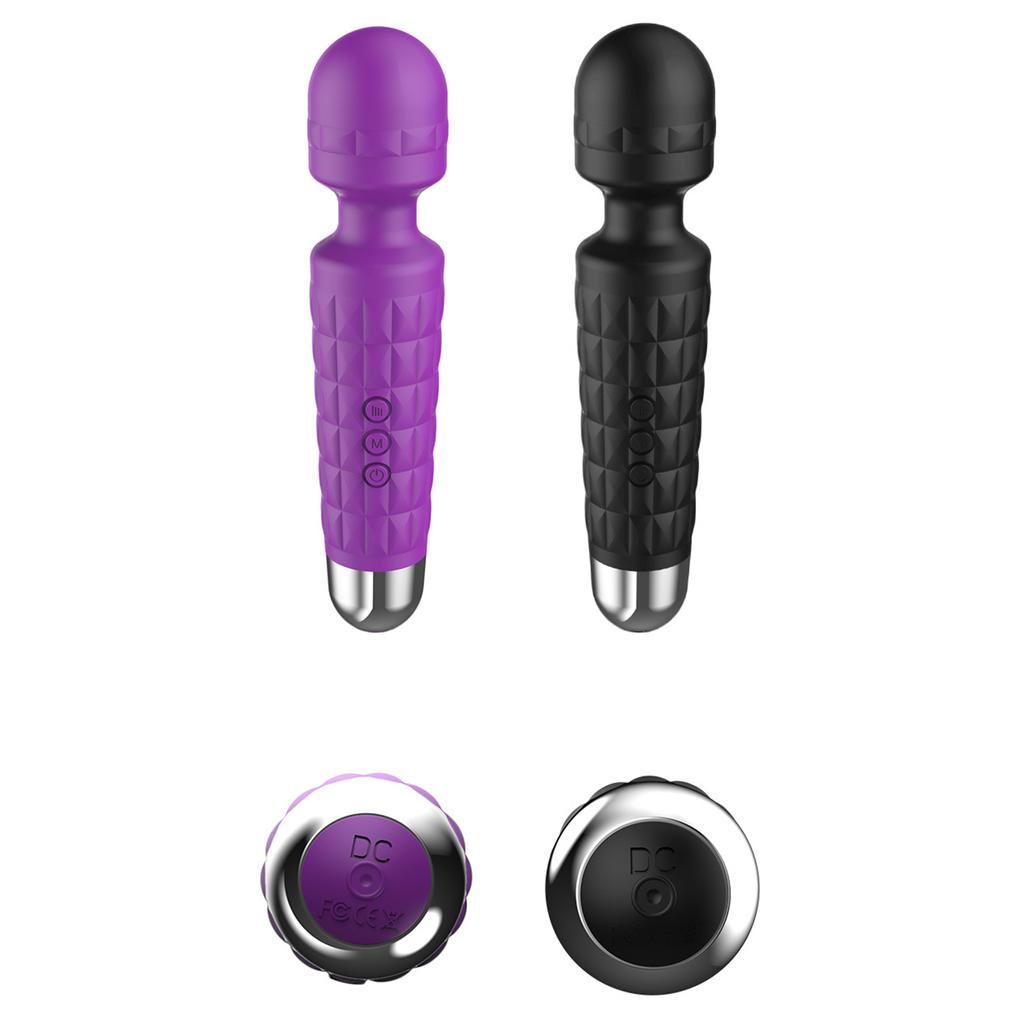 Female Masturbation Vibrator Massage Stick Skin-friendly Silicone Heating Function