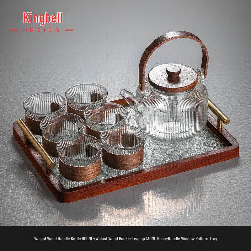Xiyi Anti-scald Heat-insulated Glass Tea Set