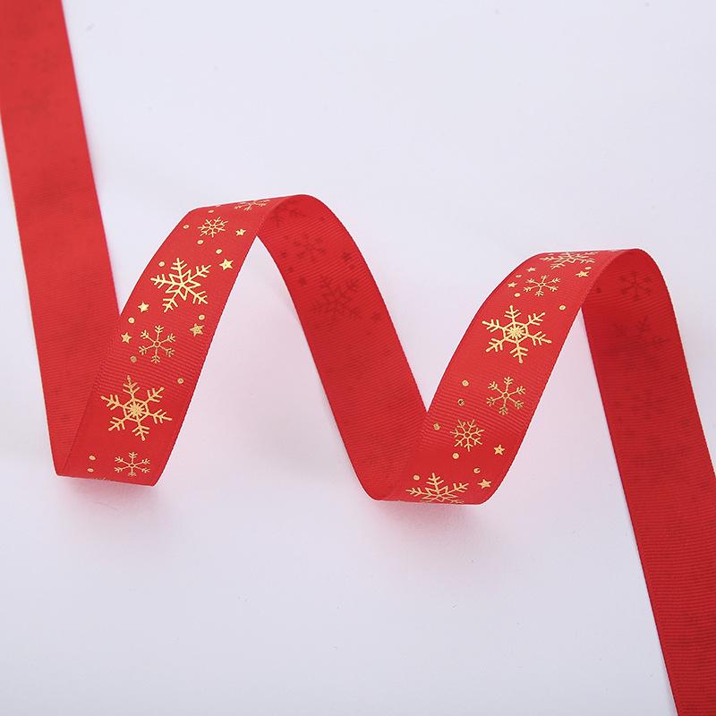 Festliches Band für Weihnachtsbaum & Geschenkverpackung - Elch & Weihnachtsmann Designs