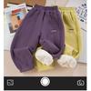 Children's Thickened Lambswool Sweatpants: Warm Fleece, Autumn/Winter Style, Unisex, for Kids