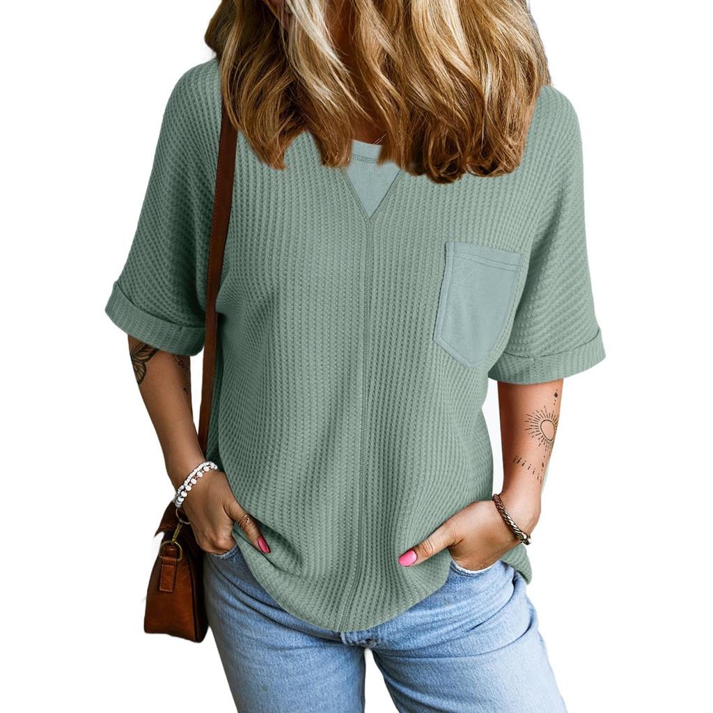 Women Casual Loose Shirts Fashion Tops T-shirts Tee